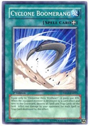 Cyclone Boomerang (DP03-EN015) - Duelist Pack 3: Jaden Yuki 2 Unlimited Duelist Pack 3: Jaden Yuki 2 Yugioh Single Squirtle Squad Card Shop.