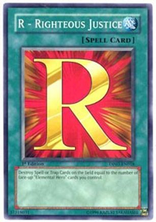 R - Righteous Justice (DP03-EN018) - Duelist Pack 3: Jaden Yuki 2 1st Edition Duelist Pack 3: Jaden Yuki 2 Yugioh Single Squirtle Squad Card Shop.