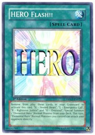 HERO Flash!! (DP03-EN020) - Duelist Pack 3: Jaden Yuki 2 Unlimited Duelist Pack 3: Jaden Yuki 2 Yugioh Single Squirtle Squad Card Shop.