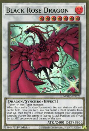 Black Rose Dragon (Alternate Art) (MGED-EN026) - Maximum Gold: El Dorado 1st Edition Maximum Gold: El Dorado Yugioh Single Squirtle Squad Card Shop.