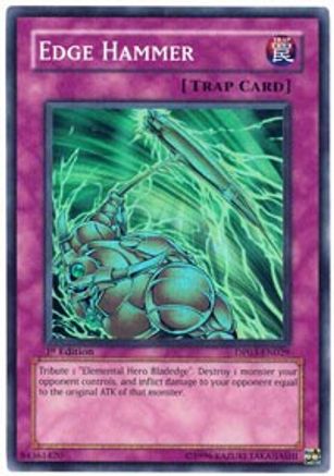 Edge Hammer (DP03-EN029) - Duelist Pack 3: Jaden Yuki 2 1st Edition Duelist Pack 3: Jaden Yuki 2 Yugioh Single Squirtle Squad Card Shop.