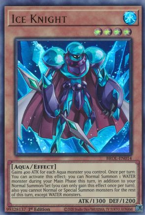 Ice Knight (BROL-EN014) - Brothers of Legend 1st Edition Brothers of Legend Yugioh Single Squirtle Squad Card Shop.