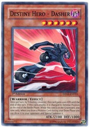 Destiny HERO - Dasher (DP05-EN010) - Duelist Pack 5: Aster Phoenix Unlimited Duelist Pack 5: Aster Phoenix Yugioh Single Squirtle Squad Card Shop.