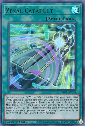 Zexal Catapult (BROL-EN028) - Brothers of Legend 1st Edition Brothers of Legend Yugioh Single Squirtle Squad Card Shop.