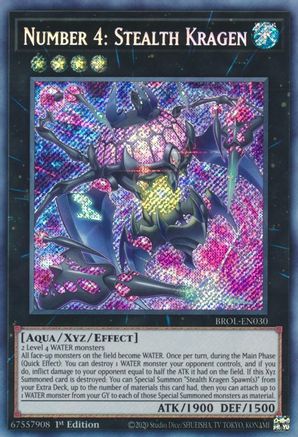 Number 4: Stealth Kragen (BROL-EN030) - Brothers of Legend 1st Edition Brothers of Legend Yugioh Single Squirtle Squad Card Shop.