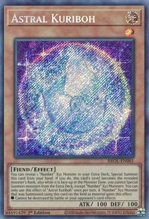 Astral Kuriboh (BROL-EN061) - Brothers of Legend 1st Edition Brothers of Legend Yugioh Single Squirtle Squad Card Shop.