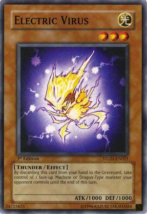 Electric Virus (STON-EN021) - Strike of Neos Unlimited Strike of Neos Yugioh Single Squirtle Squad Card Shop.