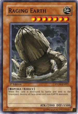 Raging Earth (STON-EN027) - Strike of Neos Unlimited Strike of Neos Yugioh Single Squirtle Squad Card Shop.