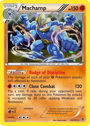Machamp - 49/101 (Cosmos Holo)/101 - Holofoil Blister Exclusives - Promo Blister Exclusives Pokemon Single Squirtle Squad Card Shop.
