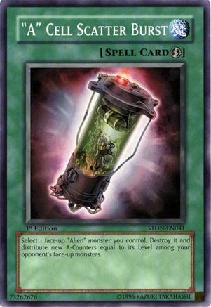 "A" Cell Scatter Burst (STON-EN041) - Strike of Neos 1st Edition Strike of Neos Yugioh Single Squirtle Squad Card Shop.