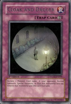 Cloak and Dagger (STON-EN059) - Strike of Neos 1st Edition Strike of Neos Yugioh Single Squirtle Squad Card Shop.