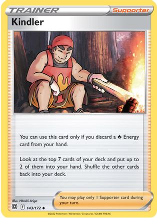 Kindler 143 SWSH09 Brilliant Stars - Uncommon SWSH09: Brilliant Stars Pokemon Single Squirtle Squad Card Shop.
