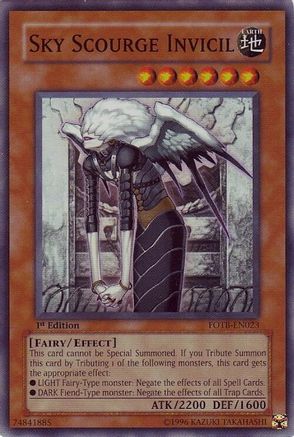 Sky Scourge Invicil (FOTB-EN023) - Force of the Breaker Unlimited Force of the Breaker Yugioh Single Squirtle Squad Card Shop.