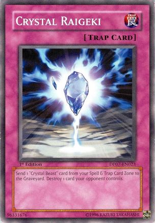 Crystal Raigeki (FOTB-EN048) - Force of the Breaker Unlimited Force of the Breaker Yugioh Single Squirtle Squad Card Shop.