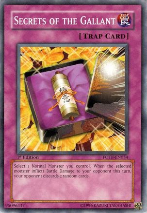 Secrets of the Gallant (FOTB-EN054) - Force of the Breaker 1st Edition Force of the Breaker Yugioh Single Squirtle Squad Card Shop.