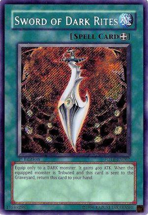 Sword of Dark Rites (FOTB-EN067) - Force of the Breaker 1st Edition Force of the Breaker Yugioh Single Squirtle Squad Card Shop.