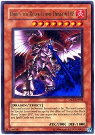 Horus the Black Flame Dragon LV8 (DR3-EN008) - Dark Revelation Volume 3 Unlimited Dark Revelation Volume 3 Yugioh Single Squirtle Squad Card Shop.