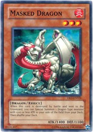 Masked Dragon (DR3-EN026) - Dark Revelation Volume 3 Unlimited Dark Revelation Volume 3 Yugioh Single Squirtle Squad Card Shop.