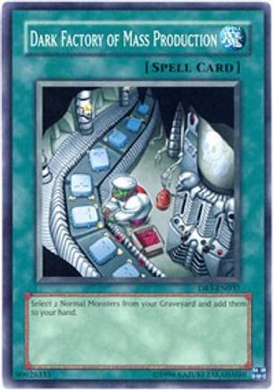 Dark Factory of Mass Production (DR3-EN037) - Dark Revelation Volume 3 Unlimited Dark Revelation Volume 3 Yugioh Single Squirtle Squad Card Shop.