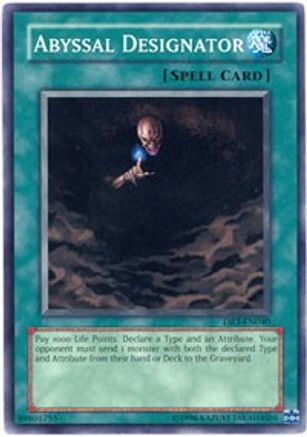 Abyssal Designator (DR3-EN040) - Dark Revelation Volume 3 Unlimited Dark Revelation Volume 3 Yugioh Single Squirtle Squad Card Shop.