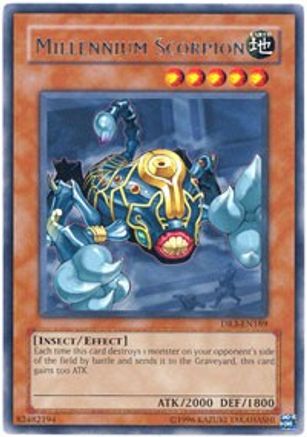 Millennium Scorpion (DR3-EN189) - Dark Revelation Volume 3 Unlimited Dark Revelation Volume 3 Yugioh Single Squirtle Squad Card Shop.