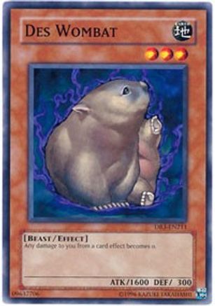 Des Wombat (DR3-EN211) - Dark Revelation Volume 3 Unlimited Dark Revelation Volume 3 Yugioh Single Squirtle Squad Card Shop.