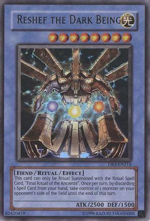 Reshef the Dark Being (DR3-EN213) - Dark Revelation Volume 3 Unlimited Dark Revelation Volume 3 Yugioh Single Squirtle Squad Card Shop.