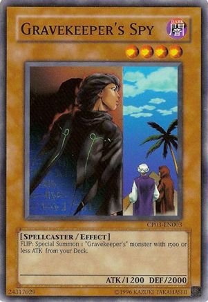 Gravekeeper's Spy (CP03-EN003) - Champion Pack 3 Unlimited Champion Pack 3 Yugioh Single Squirtle Squad Card Shop.