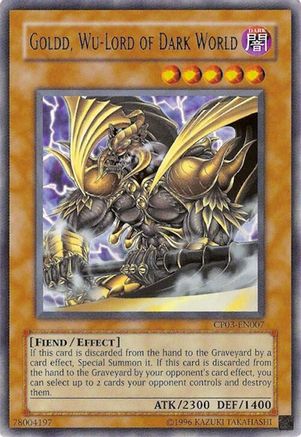 Goldd, Wu-Lord of Dark World (CP03-EN007) - Champion Pack 3 Unlimited Champion Pack 3 Yugioh Single Squirtle Squad Card Shop.