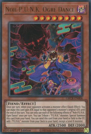Noh-P.U.N.K. Ogre Dance (GRCR-EN006) - The Grand Creators 1st Edition The Grand Creators Yugioh Single Squirtle Squad Card Shop.