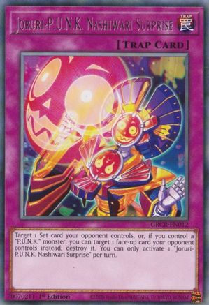 Joruri-P.U.N.K. Nashiwari Surprise (GRCR-EN012) - The Grand Creators 1st Edition The Grand Creators Yugioh Single Squirtle Squad Card Shop.