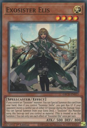 Exosister Elis (GRCR-EN013) - The Grand Creators 1st Edition The Grand Creators Yugioh Single Squirtle Squad Card Shop.