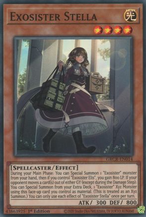 Exosister Stella (GRCR-EN014) - The Grand Creators 1st Edition The Grand Creators Yugioh Single Squirtle Squad Card Shop.
