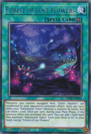 Forest of Lost Flowers (GRCR-EN034) - The Grand Creators 1st Edition The Grand Creators Yugioh Single Squirtle Squad Card Shop.