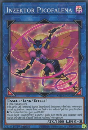 Inzektor Picofalena (GRCR-EN051) - The Grand Creators 1st Edition The Grand Creators Yugioh Single Squirtle Squad Card Shop.