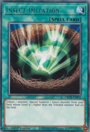 Insect Imitation (GRCR-EN052) - The Grand Creators 1st Edition The Grand Creators Yugioh Single Squirtle Squad Card Shop.