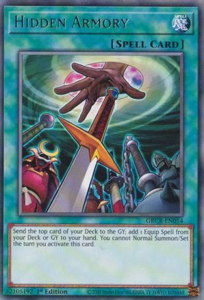 Hidden Armory (GRCR-EN054) - The Grand Creators 1st Edition The Grand Creators Yugioh Single Squirtle Squad Card Shop.