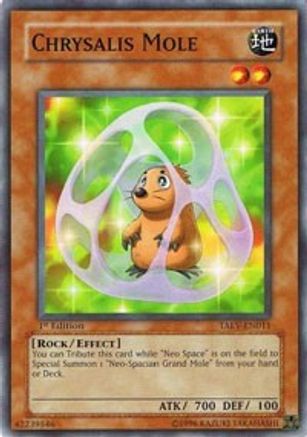 Chrysalis Mole (TAEV-EN011) - Tactical Evolution Unlimited Tactical Evolution Yugioh Single Squirtle Squad Card Shop.