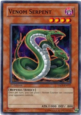 Venom Serpent (TAEV-EN017) - Tactical Evolution Unlimited Tactical Evolution Yugioh Single Squirtle Squad Card Shop.