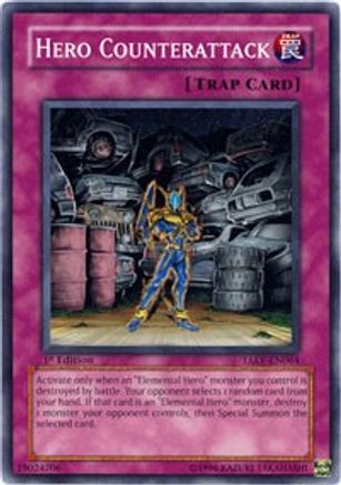 Hero Counterattack (TAEV-EN064) - Tactical Evolution Unlimited Tactical Evolution Yugioh Single Squirtle Squad Card Shop.