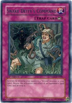 Snake Deity's Command (TAEV-EN068) - Tactical Evolution 1st Edition Tactical Evolution Yugioh Single Squirtle Squad Card Shop.