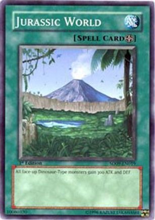 Jurassic World (SD09-EN019) - Structure Deck: Dinosaur's Rage 1st Edition Structure Deck: Dinosaur's Rage Yugioh Single Squirtle Squad Card Shop.