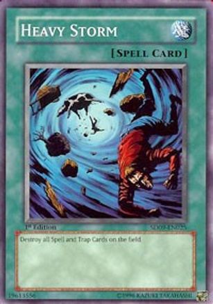 Heavy Storm (SD09-EN025) - Structure Deck: Dinosaur's Rage 1st Edition Structure Deck: Dinosaur's Rage Yugioh Single Squirtle Squad Card Shop.