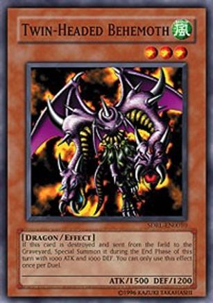 Twin-Headed Behemoth (SDRL-EN010) - Structure Deck: Rise of the Dragon Lords 1st Edition Structure Deck: Rise of the Dragon Lords Yugioh Single Squirtle Squad Card Shop.