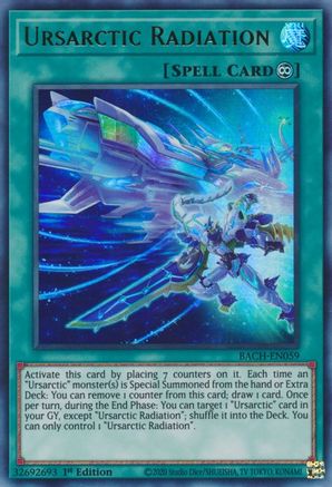 Ursarctic Radiation (BACH-EN059) - Battle of Chaos 1st Edition Battle of Chaos Yugioh Single Squirtle Squad Card Shop.