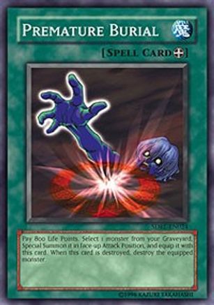 Premature Burial (SDRL-EN024) - Structure Deck: Rise of the Dragon Lords 1st Edition Structure Deck: Rise of the Dragon Lords Yugioh Single Squirtle Squad Card Shop.