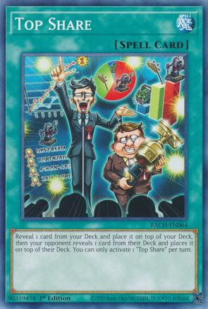 Top Share (BACH-EN064) - Battle of Chaos 1st Edition Battle of Chaos Yugioh Single Squirtle Squad Card Shop.