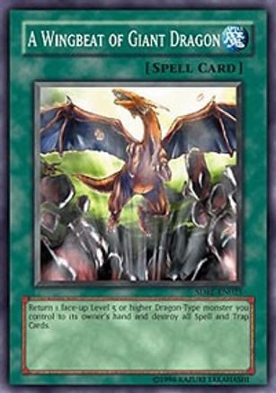 A Wingbeat of Giant Dragon (SDRL-EN025) - Structure Deck: Rise of the Dragon Lords 1st Edition Structure Deck: Rise of the Dragon Lords Yugioh Single Squirtle Squad Card Shop.