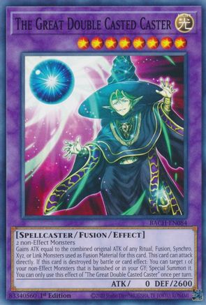 The Great Double Casted Caster (BACH-EN084) - Battle of Chaos 1st Edition Battle of Chaos Yugioh Single Squirtle Squad Card Shop.
