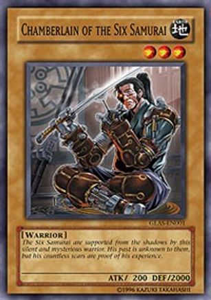 Chamberlain of the Six Samurai (GLAS-EN001) - Gladiator's Assault 1st Edition Gladiator's Assault Yugioh Single Squirtle Squad Card Shop.